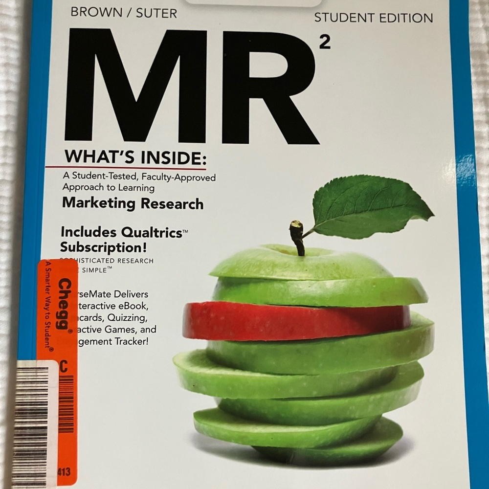 MR2 Student Edition Marketing Research Book